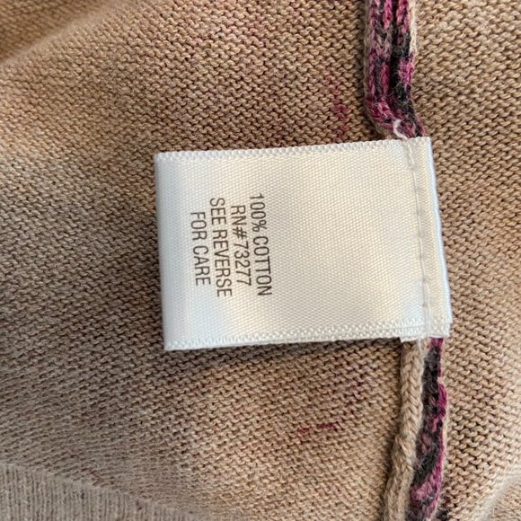 Croft & Barrow V-neck Multicolored Sweater - Picture 5 of 5